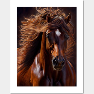 Morgan Horse - Oil paint Posters and Art